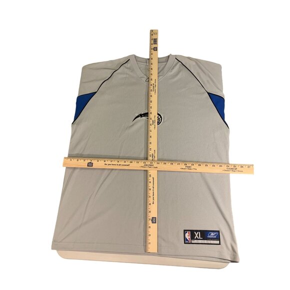 Reebok NBA Orlando Magic Gray & Blue XL Authentic Team Apparel Shirt - Picture 10 of 10